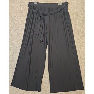Cato Plus Sportswear Gaucho Wide Leg Dressy Pants Belt Stretch Women's 18/20 WP